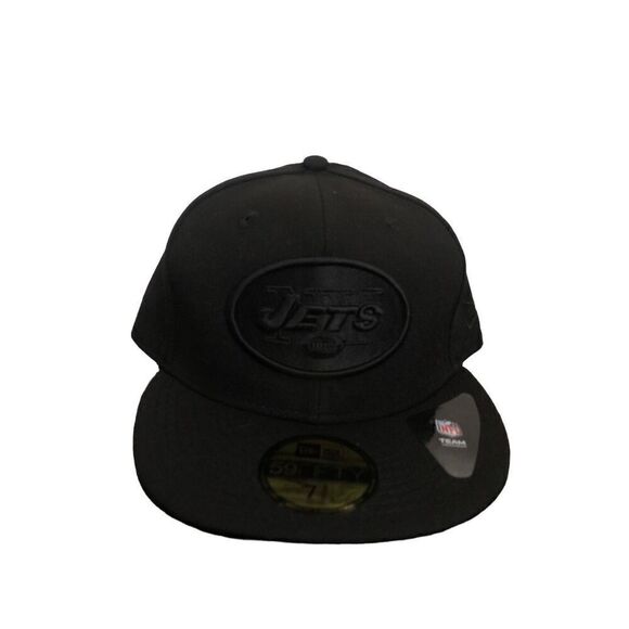 New Era New York Jets Tonal 59Fifty Fitted Hat Cap Size 7 3/8 - Picture 1 of 8